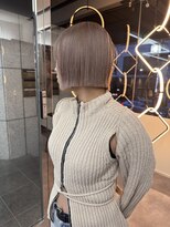 ラ キング(LA KING)&nbsp;着物ヘア/大人ガーリー/ダークアッシュ/似合わせカット/名古屋栄