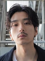 フィフスパーク(fifth PARK)&nbsp;渋谷緩めシャドウパーマルーズパーマメンズマッシュウルフヘア