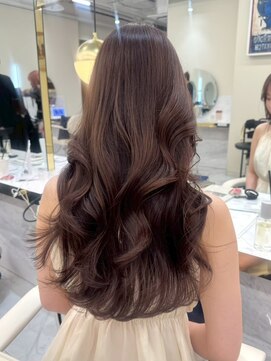 シェノン サントル(CHAINON CENTRE) イメチェン/ピンクベージュ/アンブレラカラー/前髪/梅田