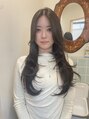 キブンスタンド(KIBUN stand) たっぷりロングレイヤー×透明感オリーブカラー