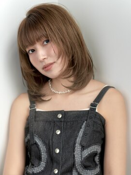 インセプション 銀座(INCEPTION) レイヤーミディアム/レイヤーボブ/絶壁解消/前髪あり/20代/30代