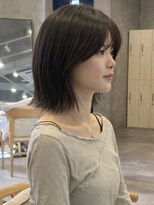 イミ(imi) 大人ボブ/ダークグレー/髪質改善/白髪ぼかし/ショートカット登戸