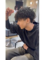 キャンバス バイ ネオリーブ 横浜西口(Canvas by neo.)&nbsp;横浜★メンズツイストパーマスタイリング楽なメンズ