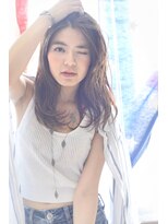 ロイジー(roijir)&nbsp;roijir☆難波茉帆☆束感セミウェットミディ☆03-6447-2205