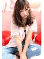 マーリャヘアー(mallia hair) ゆるふわアッシュグレージュセミロングby塚本あつし