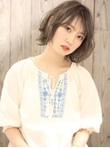 シースルーバングショートボブ【Sofa仙台/髪質改善/oggiotto】