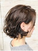 上品だけど色気のあるレトロウェーブパーマ