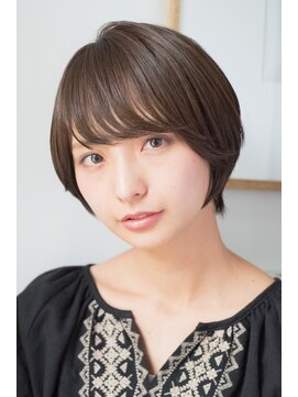 ラミ(L'ami) 【東 純平】大人かわいい 小顔 丸み ショートボブ