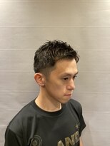 ヒロギンザ 六本木店(HIRO GINZA)&nbsp;七三オールバックサイドグラデーション/ヒロ銀座/六本木/理容室