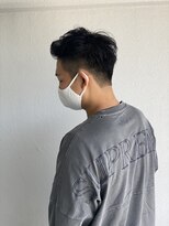 アメラボ(AmeLab) くせ毛もいかすツーブロショートリーゼント刈り上げ