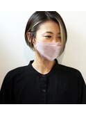 フェイスフレーミングカラーボブ