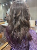 ディッシュ 五反田(dish)&nbsp;バイオレット×グラデーション★五反田美容院