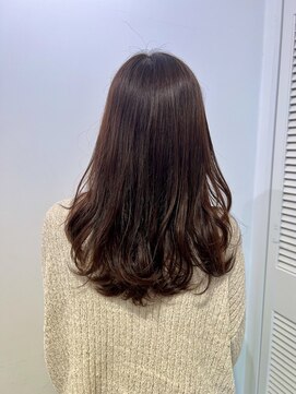 アドラーブル 万代店 (adorable) 【大人かわいい】ピンクブラウン ロング　20代30代40代