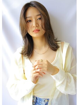 ソヨン 加古川店(SOYON) センターパート 鎖骨下外ハネ