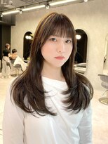 シティ(CITY) レイヤーカット 後れ毛 透明感 韓国レイヤーカット 【大塚】