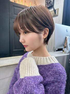 キラ 原宿(KILLA) ショートボブ×ナチュラルグレージュ