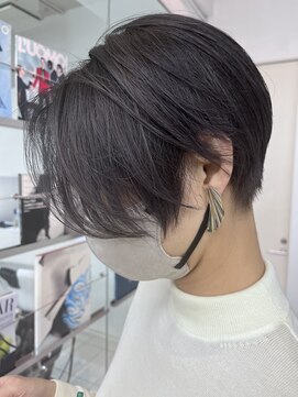 ルートエイチ 市川(Root H) 前髪マチルダボブピンクベージュインナーグレージュ