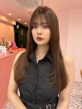 ボタン シブヤ(VOTAN SHIBUYA) 韓国ヘア/前髪あり/顔まわりレイヤーカット/顔まわりカット