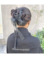 タイトでおしゃれなリボンアレンジ
