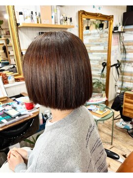 ハウオリ ヘアーワークス(Hauoli hair works) 柔らか酸性縮毛矯正×柔らかツヤツヤストレート