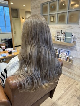 ラボヌールヘアー 宇都宮店(La Bonheur hair) ミルクティーベージュ♪【宇都宮駅/レイヤーカット】