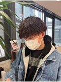 波巻きパーマツイストスパイラルスパイラルパーマ