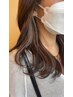 【カラーコース】カラー＋クレンジングバブル＋ポイントダブルカラー　￥11000