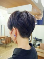 シャロン(SHARON) 【SHARON原宿】透け感ブルーバイオレット×刈り上げショート