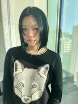 ギグスダブル 栄久屋大通店(gigs double)&nbsp;黒髪ボブ/切りっぱなしボブ