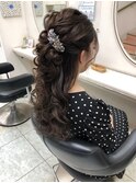 ハーフアップ