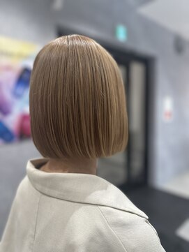トゥルース 千葉店(TRUTH) 切りっぱなしハイトーンボブ