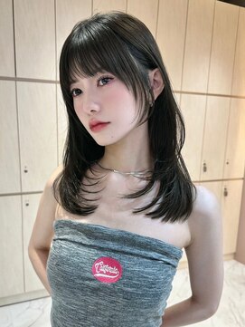 グロー オオミヤ アネックス 大宮(GLROW OMIYA ANNEX) ウェーブミディアム×顔周りレイヤーカット髪質改善[大宮]