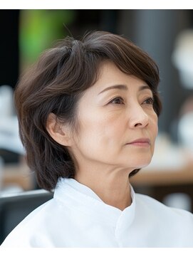 ラクレール 五香 大人ショート50代【松戸#五香#白髪染め#カラー専門店】