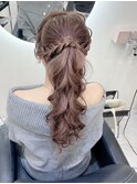 ポニーテール／心斎橋ヘアセット
