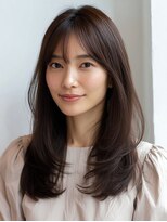 ハピネス クローバー 学園前店(Happiness CLOVER)&nbsp;小顔顔周りレイヤー/シースルーバング/レイヤーロング