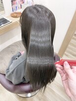 リトルストーン(little stone)&nbsp;ロング/オリーブグレー/グレージュ/髪質改善ヘアカラーエステ