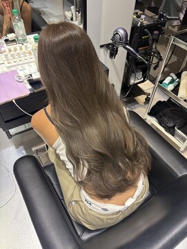 エイトヘアー(8 HAIR) シアーベージュ ベージュカラー ブリーチなしダブルカラー