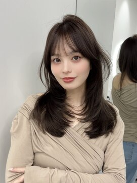 ジュイル ハラジュク(JEWIL HARAJUKU) 20代30代大人可愛いミディアムレイヤーベージュカラー