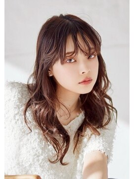 オーバーヘアー 高槻店(over hair) 【over hair】キャラメルブラウン×ゆるふわロング