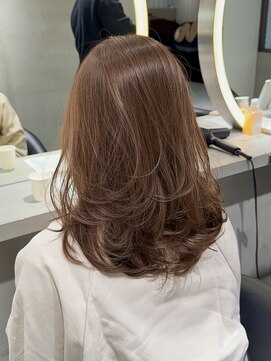 ロンドウル 熊本(Lond ulu) 韓国ヘア/ブリーチなし/顔周りカット/レイヤーカット/