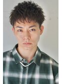 刈り上げツーブロック王道マッシュショートメンズヘア