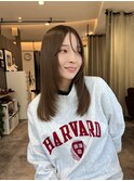 透明感カラー大人可愛いアッシュ髪質改善トリートメント艶髪