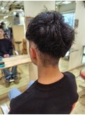 メンズショートツーブロック