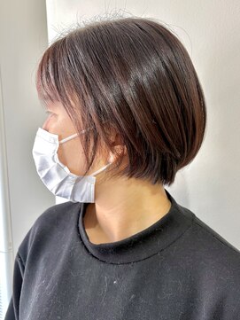 エンクス 天王町店(enx) 着物ヘア/ダークアッシュ/ミディアムレイヤーカット/天王町YS29