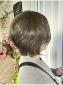 ミディアムレイヤーボブ
