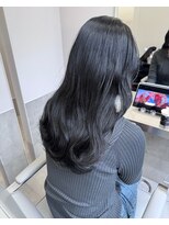 カルム 天神大名(calme)&nbsp;【calme】透明感カラー ブルーブラック ダークブルー 