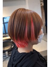 カットカットカットヴェンティ(Cut!Cut!Cut!VENTI)&nbsp;デザインカラー×ショートボブ