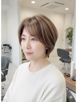 ダブルアール(RR MEN'S SALON) イメチェン/ピンクベージュ/アンブレラカラー/前髪/由比ヶ浜