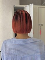 ナイロン 西葛西店(NYLON.)&nbsp;赤みピンク×バレイヤージュボブ