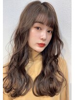 ウィーク 梅田(UiiC)&nbsp;◎王道 愛されロングヘアー グレージュ uiicu meda 白井舞美